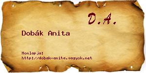 Dobák Anita névjegykártya